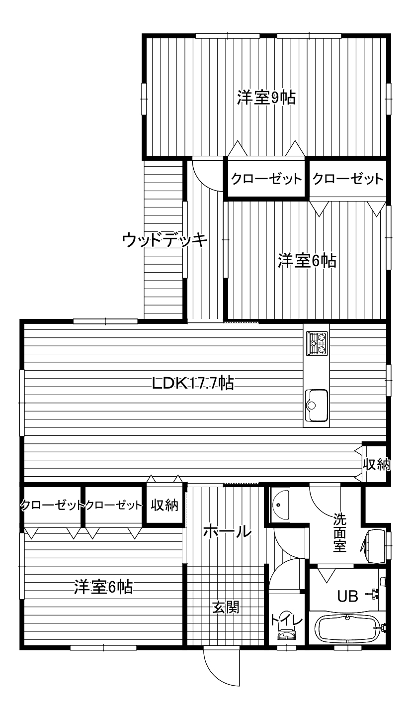 昭和町　新築建売住宅3LDK　間取・配置図